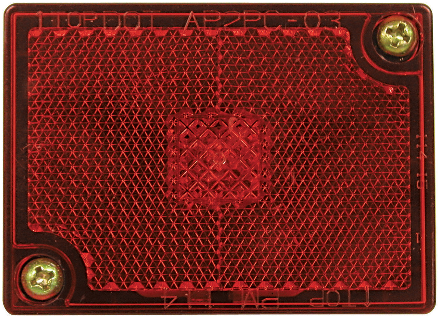 PC-Rated Clearance/Side Marker w/ Reflex; red; bulk pack