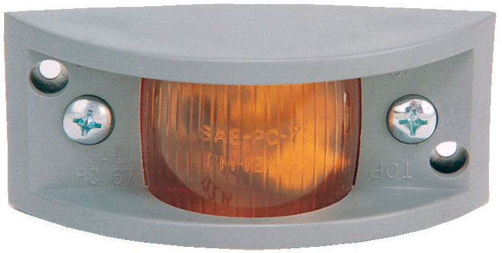 Vanguard II Armored PC-Rated Clearance/Side Marker Light; amber; bulk pack