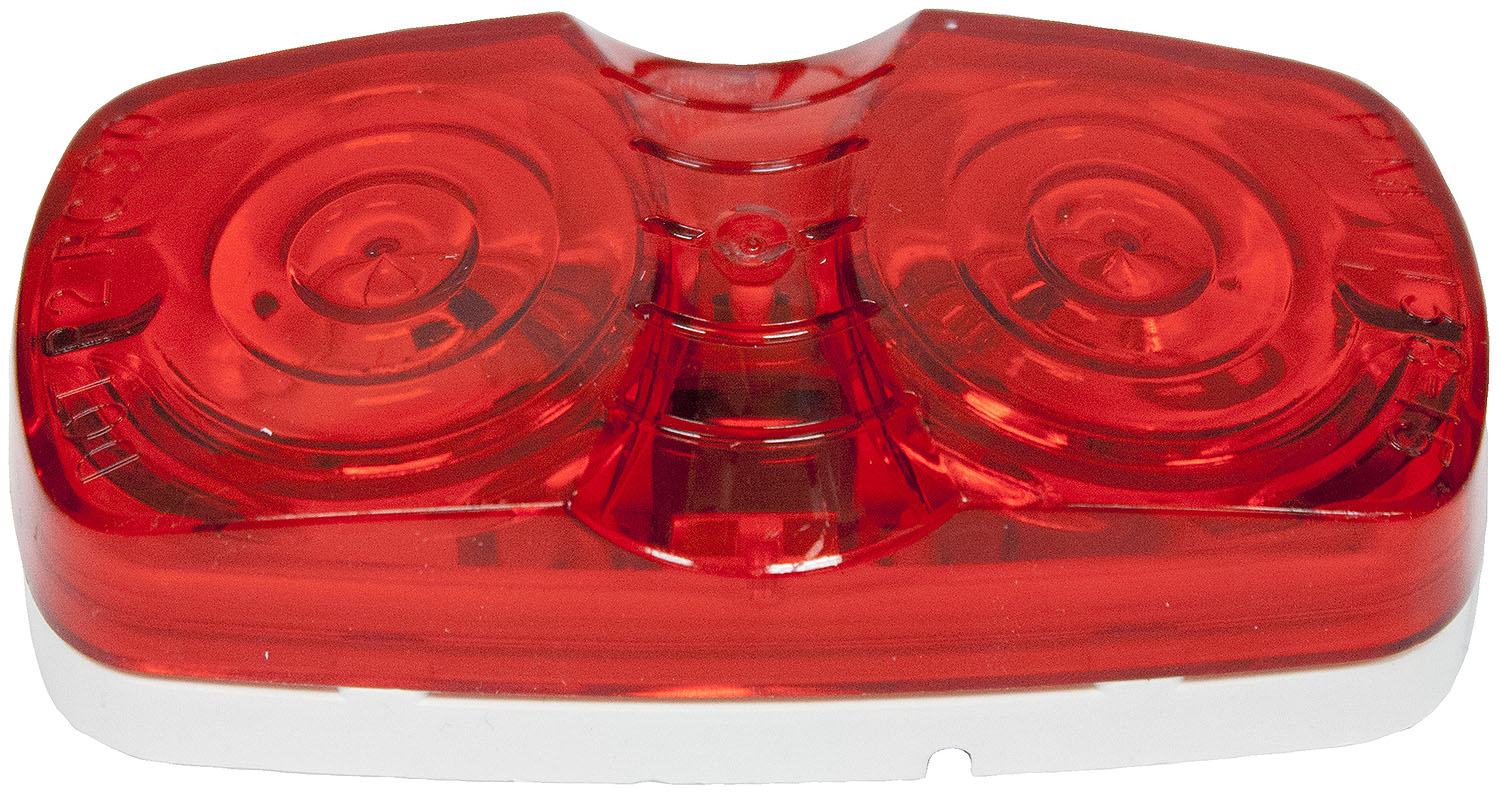 Bull's Eye PC-Rated Clearance/Side Marker Light; red; Viz Pack