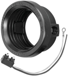 2 ½" Mounting Grommet, open back, kit, poly bag