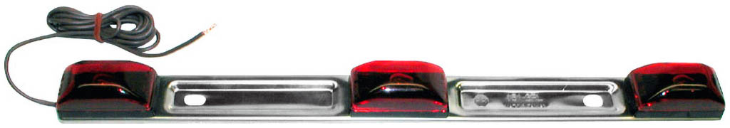 Sealed Submersible Light Bar, red, bulk pack