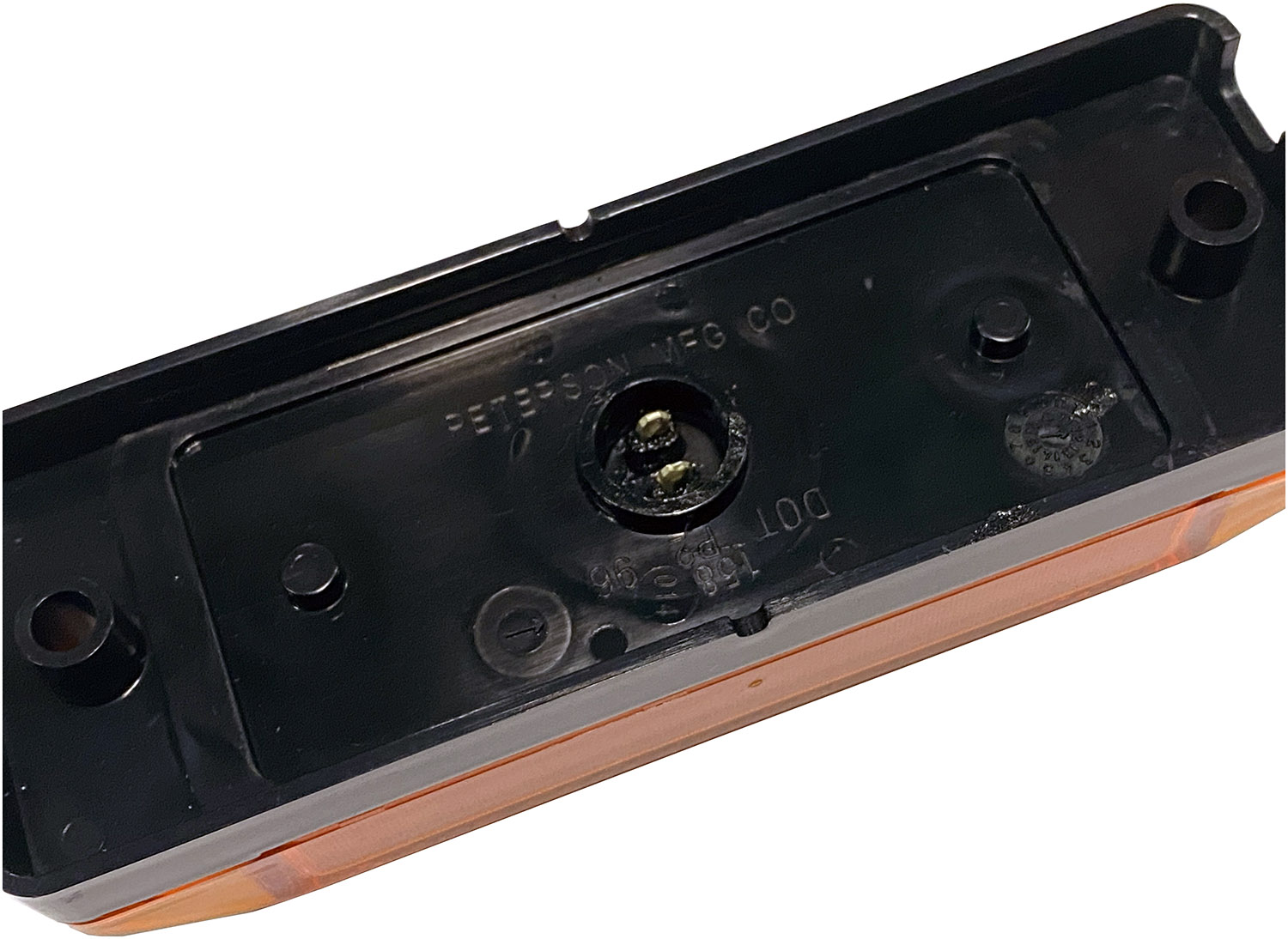 PC-Rated Clearance/Marker w/ Reflex; amber; poly bag - Image 2