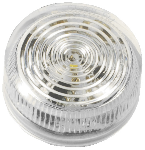 LED Utility, Round, Dot XL, w/ .180 Bullets, 1.375 inch, white, bulk pack