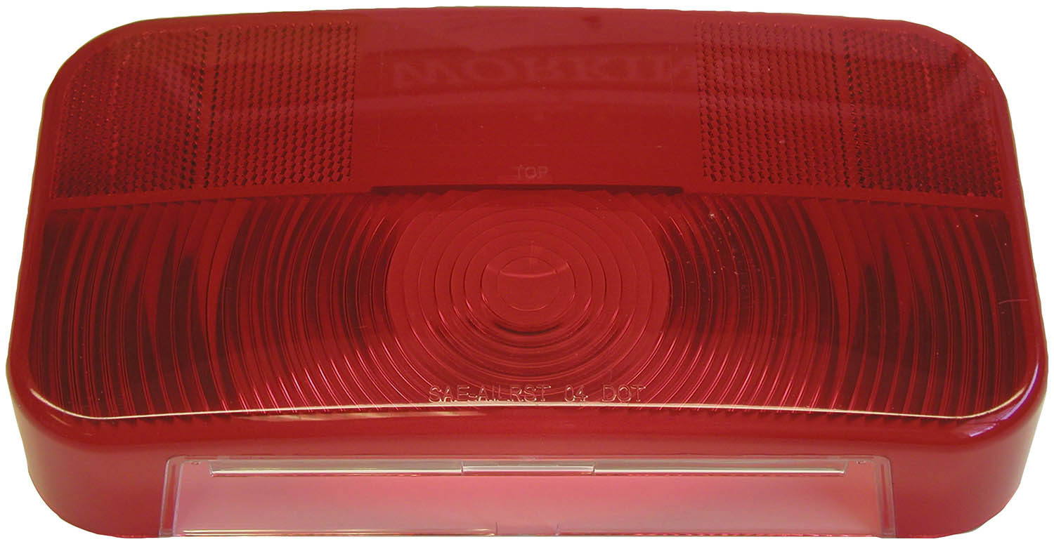 Replacement Lens; red w/ license light; Viz Pack