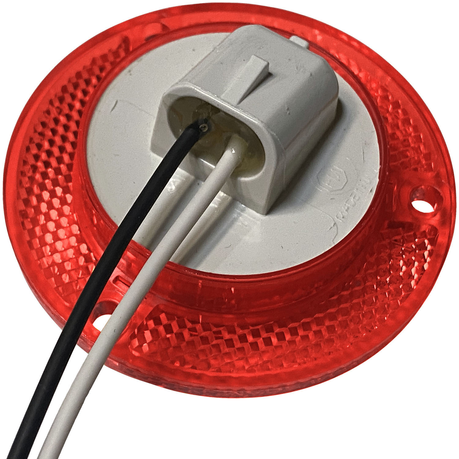 LED Single Diode 2 inchClearance/Marker Light w/Reflex; red, hardwired; bulk pack - Image 2
