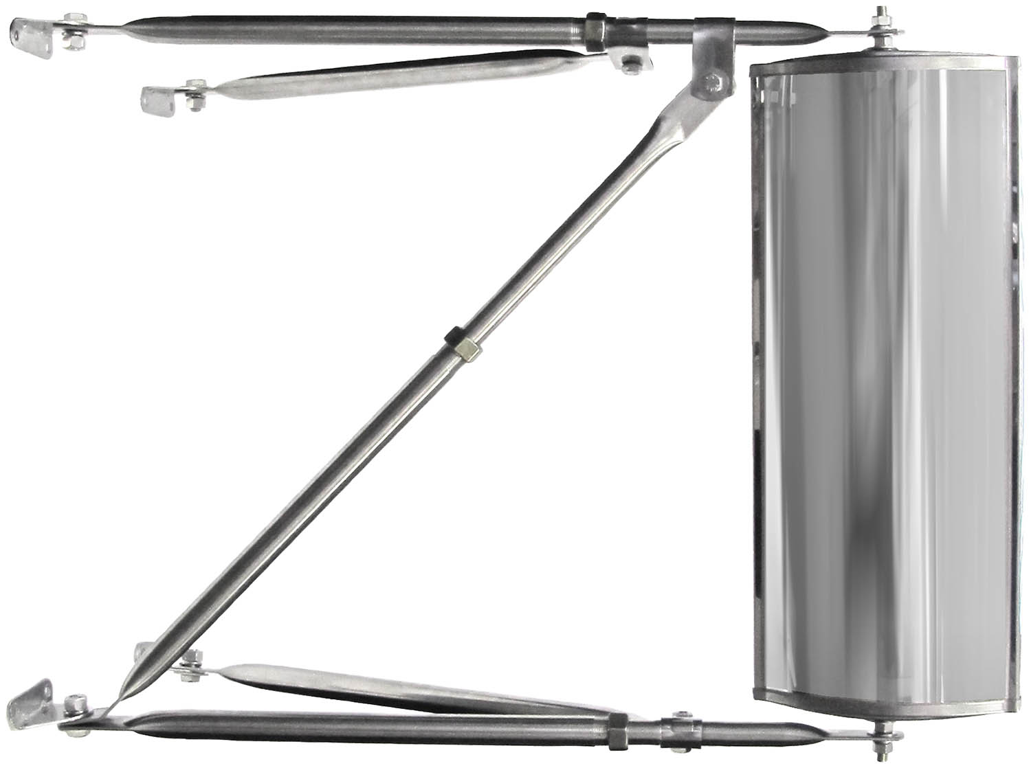 West Coast Mirror Assembly; stainless steel; box