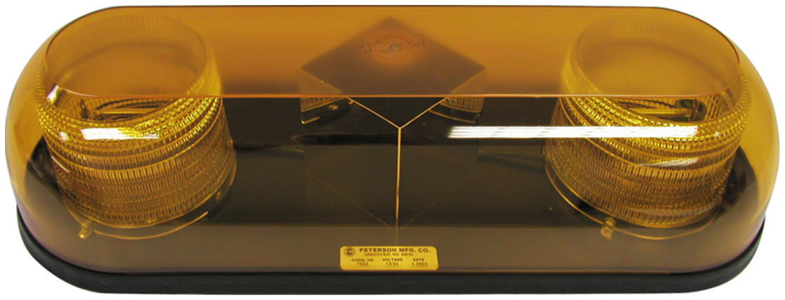 23 inch Xenon Strobe Mini Light Bar; amber, permanent; box