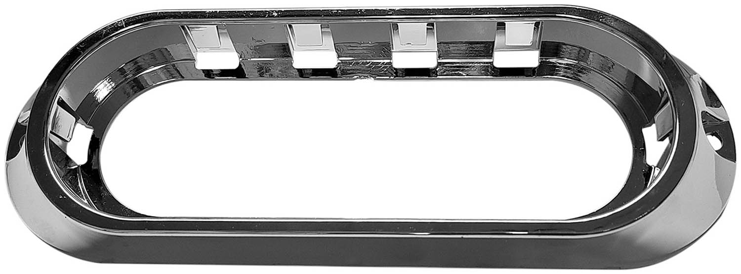 Surface Mount Bracket For Oval Lights; chrome; bulk pack