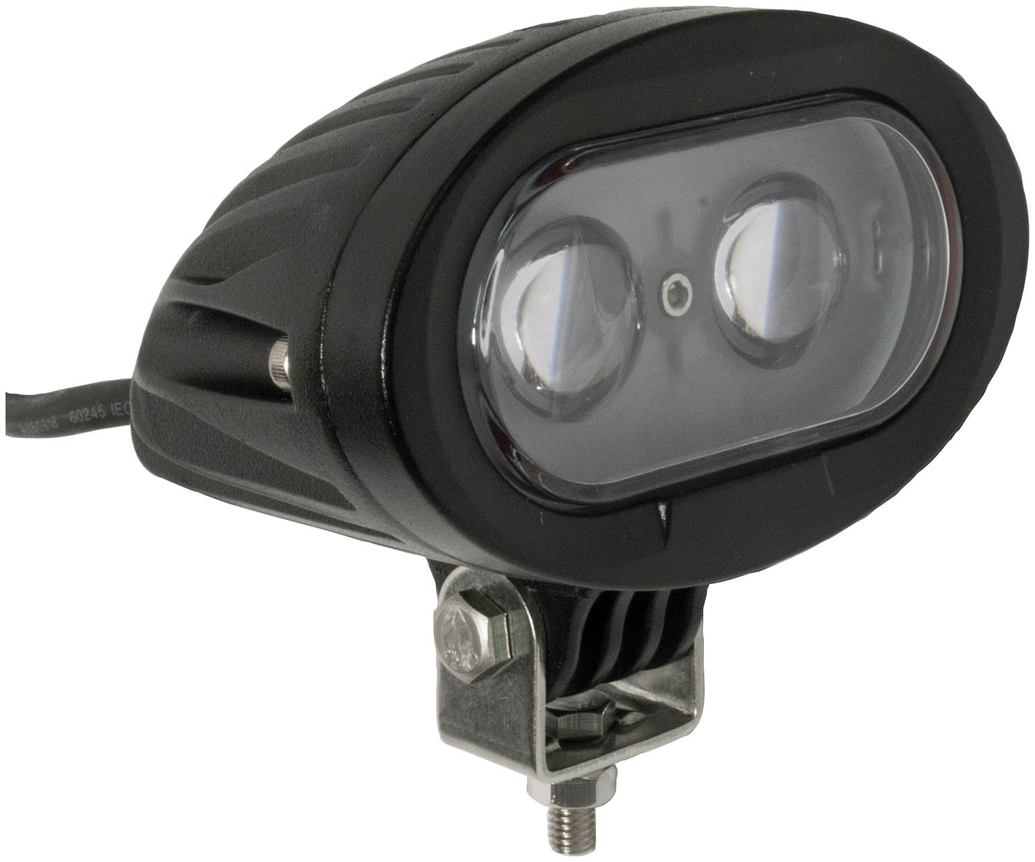 Blue Pedestrian Warning Light, blue; oval; box