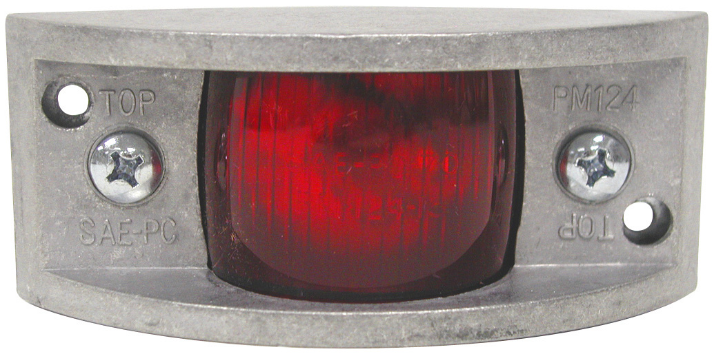Vanguard PC-Rated Clearance/Side Marker Light; red; bulk pack