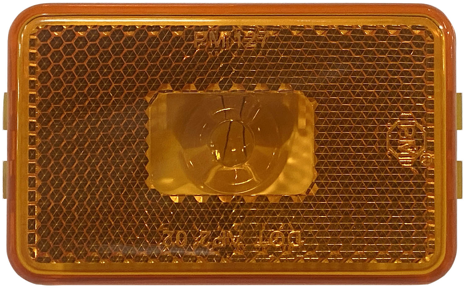 Clearance/Side Marker Light w/ Reflex; amber; poly bag