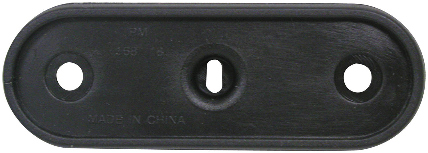 Rubber Mounting Gasket; black rubber; bulk pack