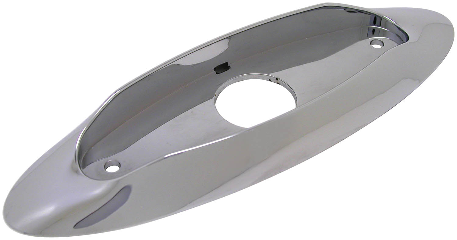 2 inch & 2 1/2 inch Retrofit Adapter; chrome; poly bag