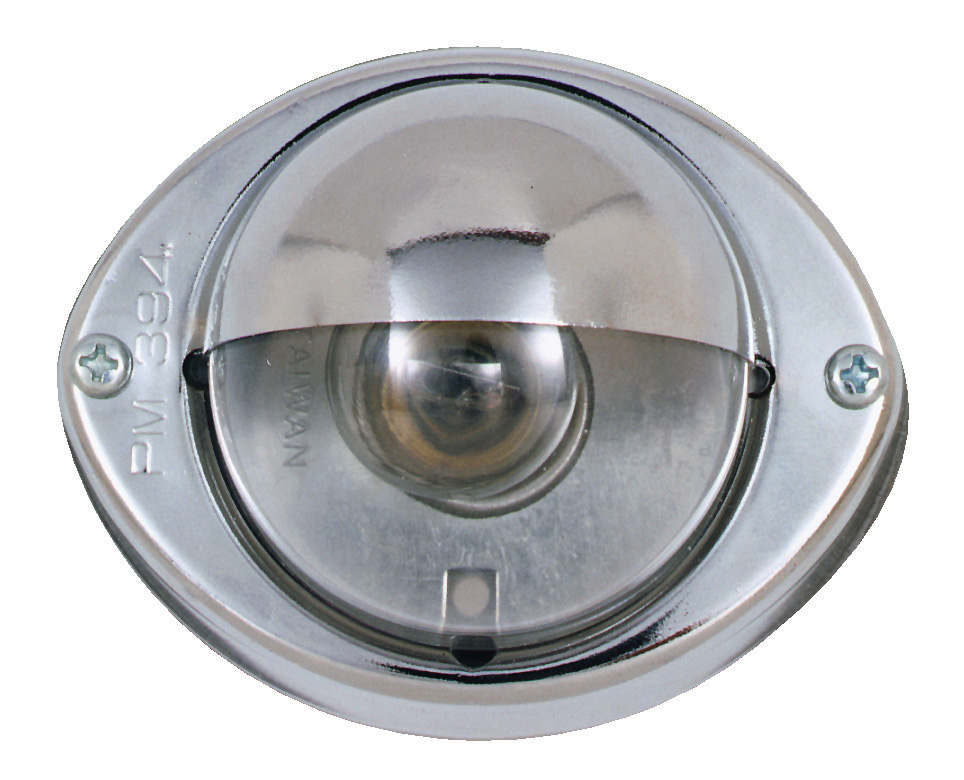 Step Well Utility Light, single wire; with hood; bulk pack