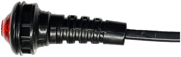 LED 3/4" Heavy-Duty PC-Rated Clearance/Marker Light w/ 2 .180 bullets, red, bulk pack - Image 3