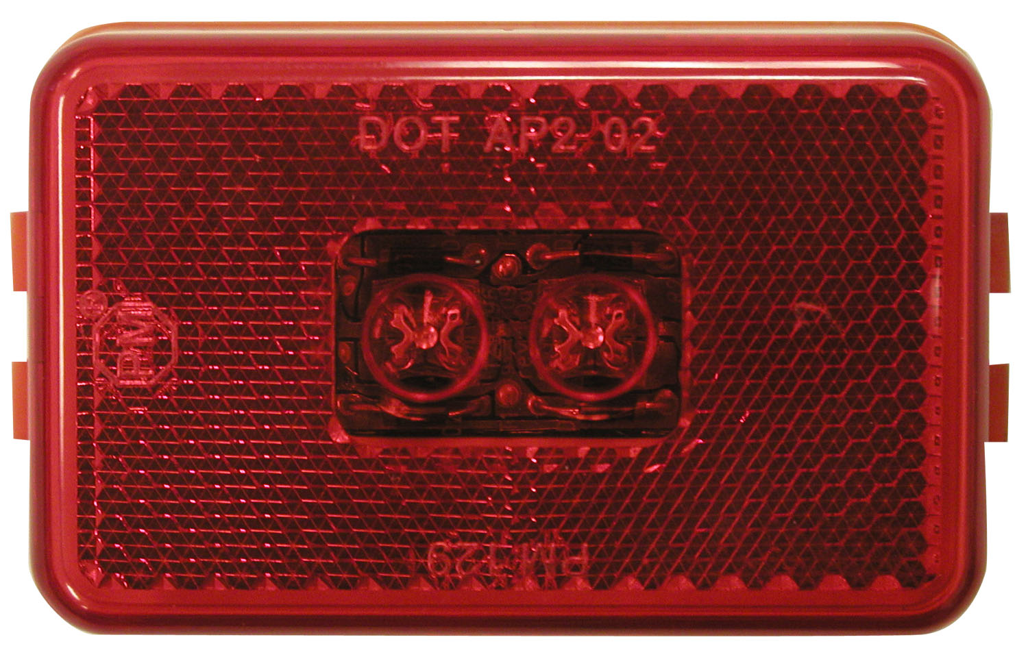 Clearance/Side Marker Light w/ Reflex; red; bulk pack