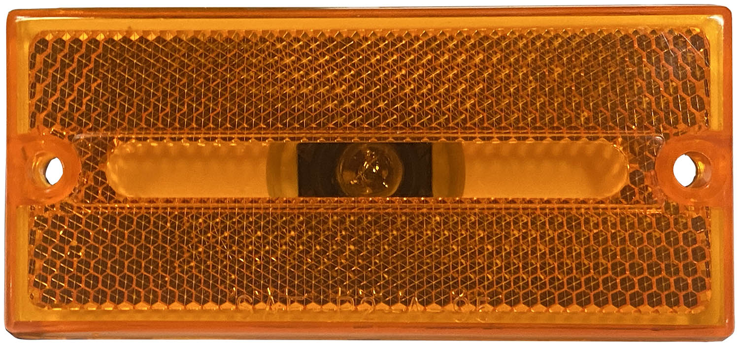 Clearance/Side Marker Light w/ Reflex; amber; Viz Pack