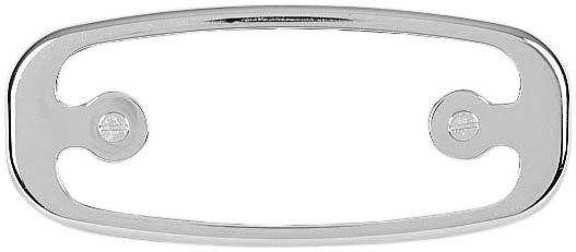 Chrome Bezel for 133 Series Lights; oblong, chrome; bulk pack