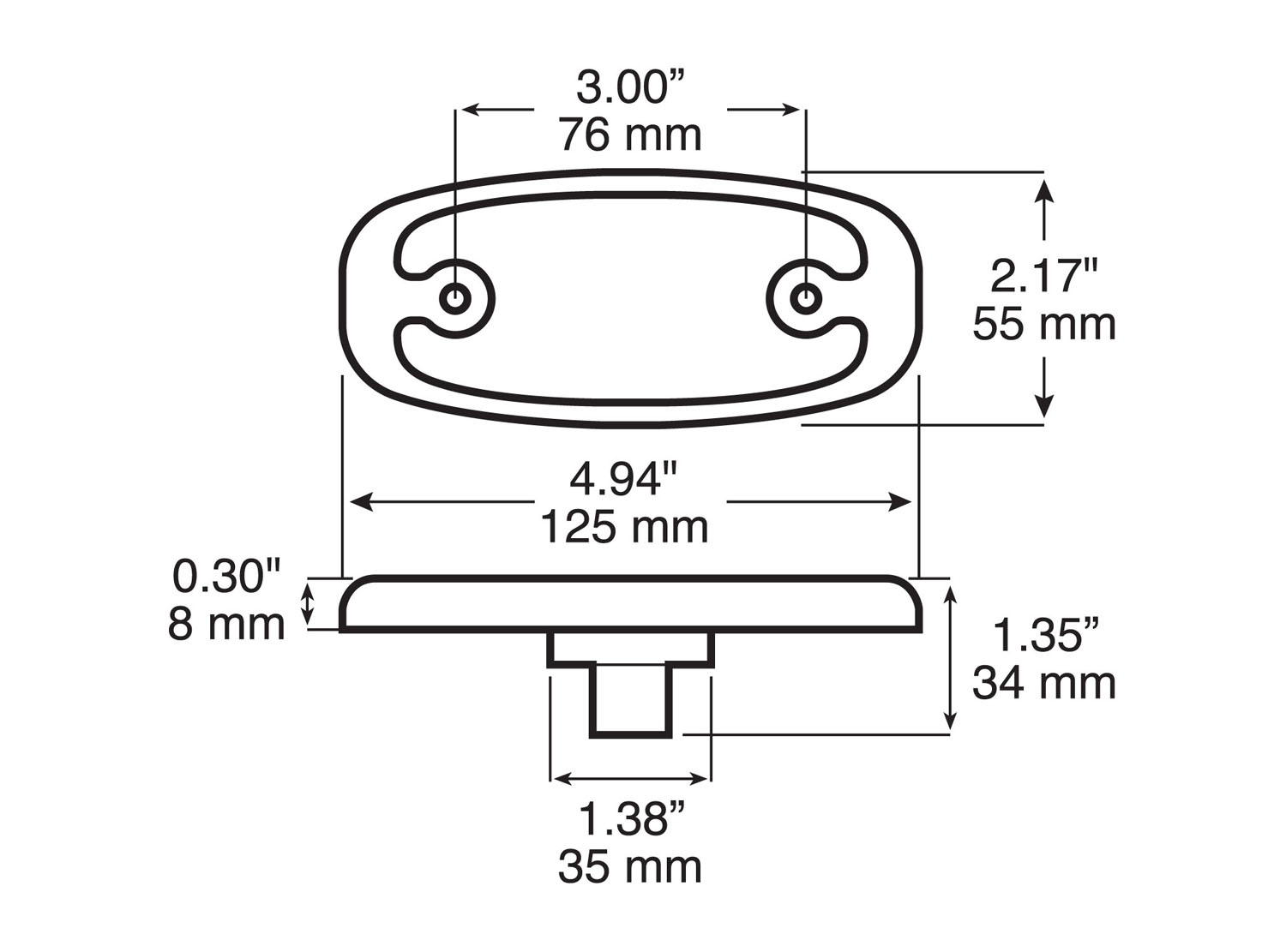 Clearance/Side Marker Light; amber kit; Viz Pack