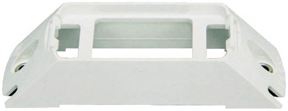 Surface Mount Bracket; white; bulk pack