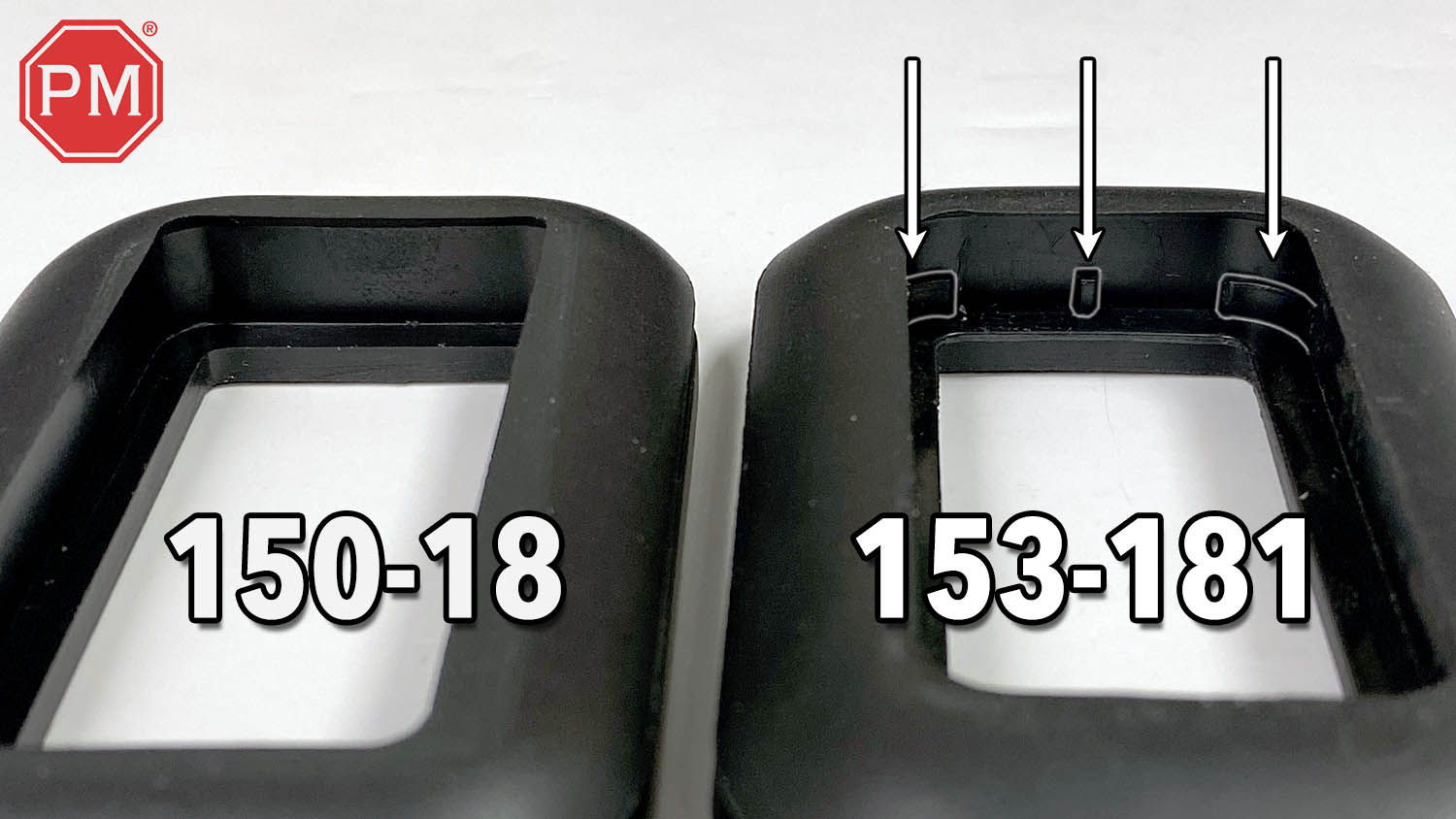 Surface Mount Bracket; black; bulk pack - Image 2