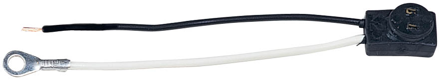 Marker Lamp Plug; ring term & stripped lead; poly bag