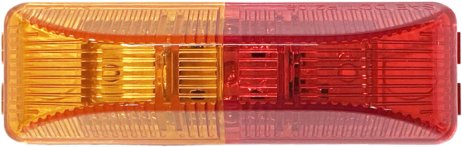 Dual-Color Clearance/Side Marker Light; amber & red; bulk pack