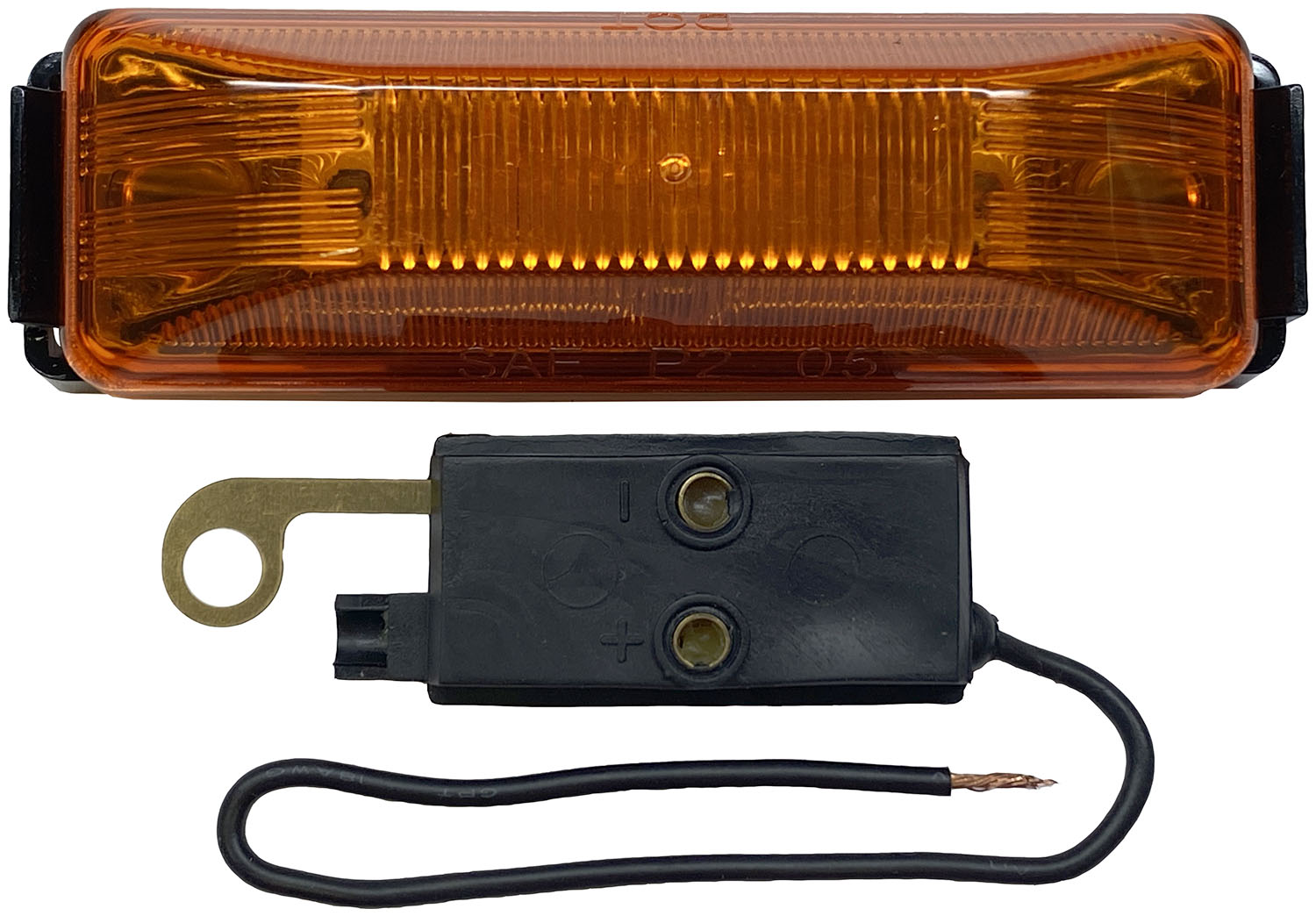 Clearance/Side Marker Light; amber kit; poly bag