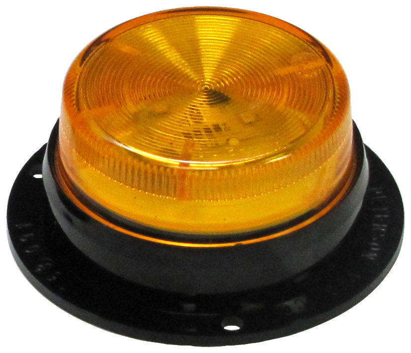 2 1/2 inch Clearance/Side Marker Light; amber surface mount; bulk pack