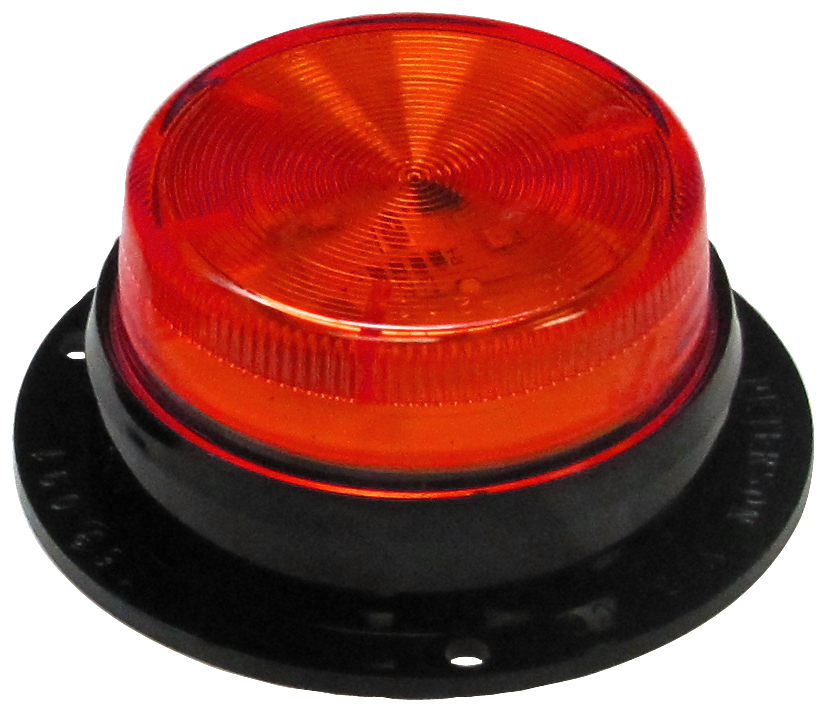 2 1/2 inch Clearance/Side Marker Light; red surface mount; bulk pack