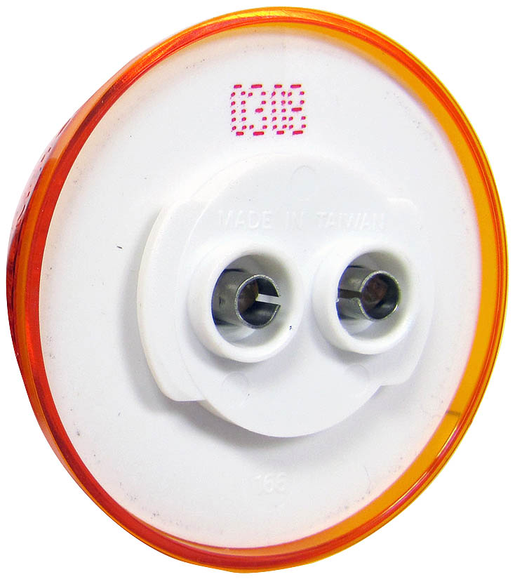 2 inch Beehive Clearance/Side Marker Light; amber; poly bag - Image 2