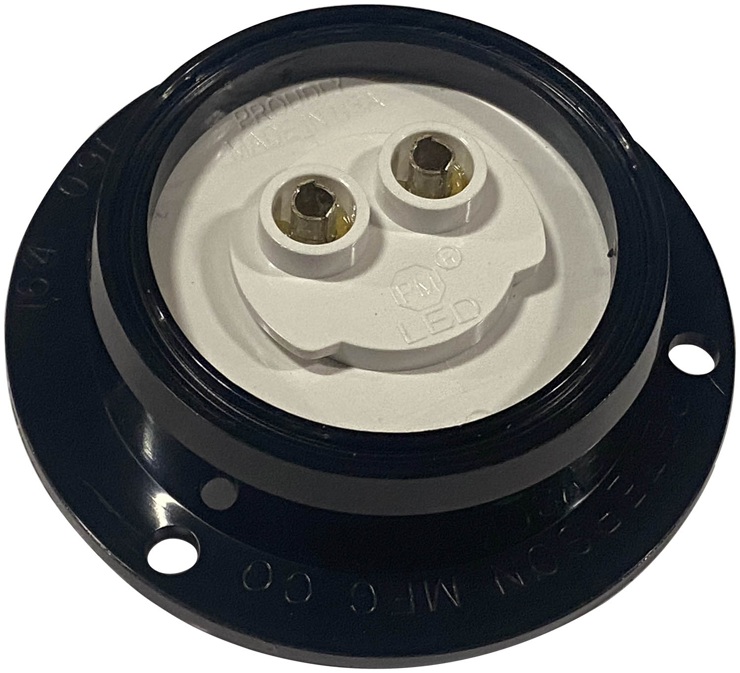 PC-Rated 2 inch Clearance & Side Marker Light; red flange; bulk pack - Image 2