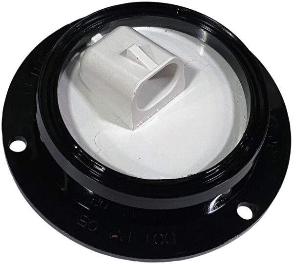 LED Marker/Clearance PC-Rated, Round AMP w/ Flange 2.5" - Image 3