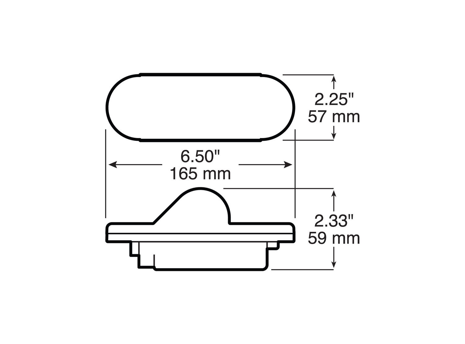 Sealed Combination Side Turn Signal & Side Marker; amber, bulk pack
