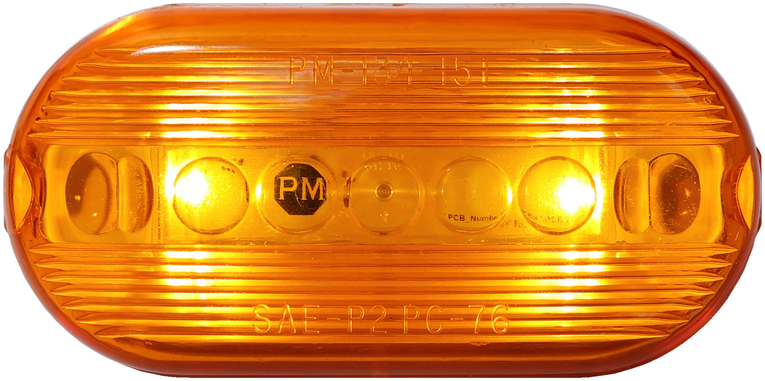 PC-Rated Clearance/Side Marker Light; amber; bulk pack - Image 2