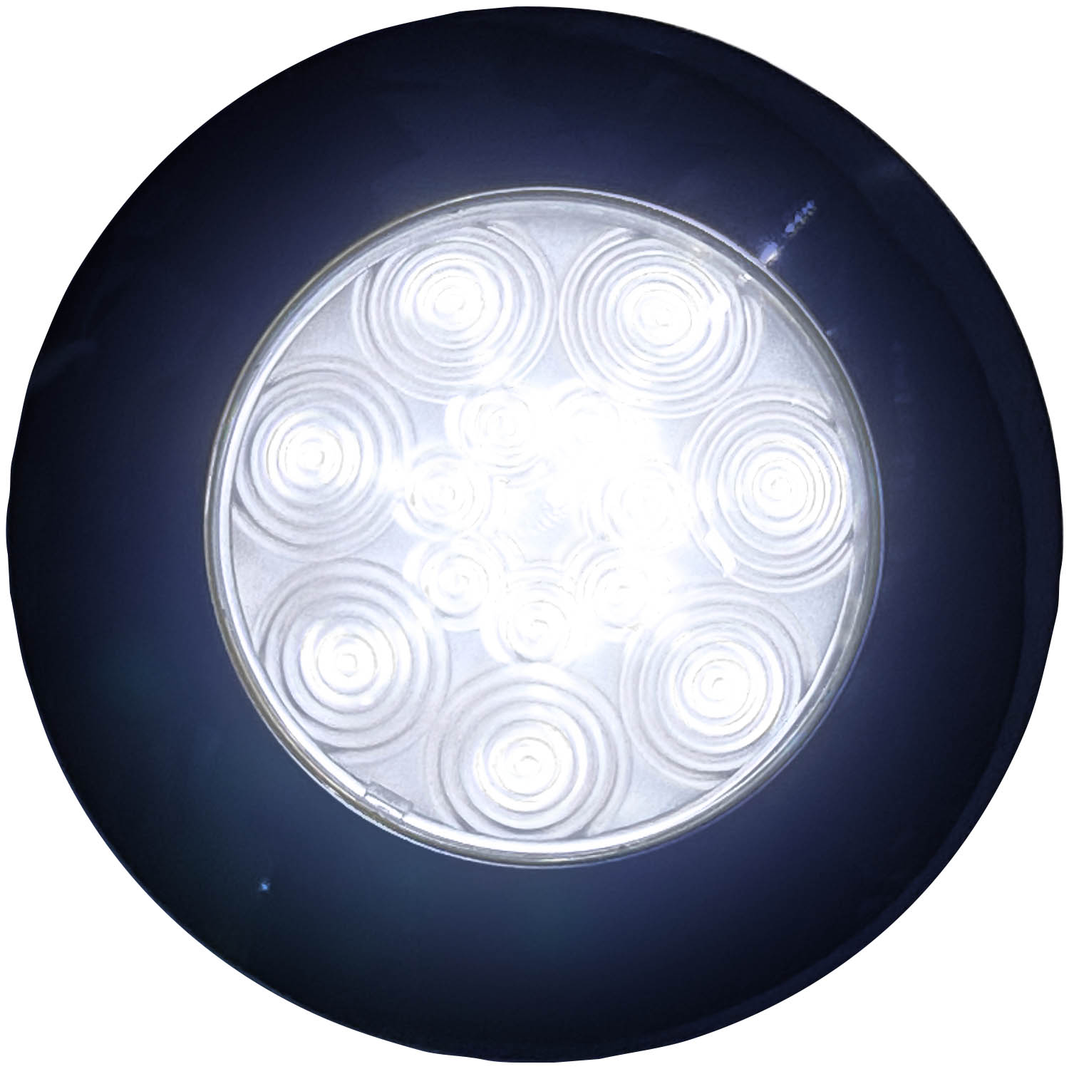 Dome / Interior Light; black; bulk pack