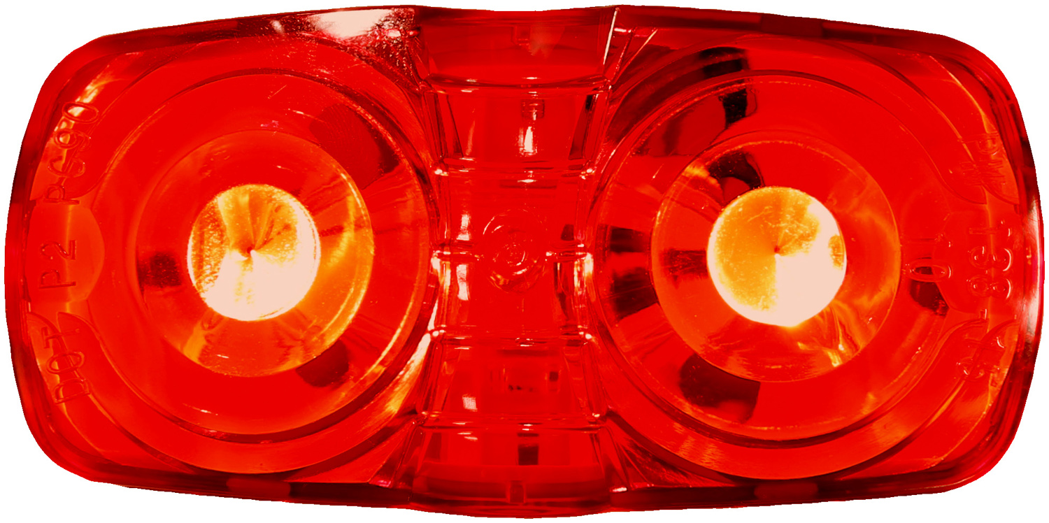 PC-Rated Clearance/Side Marker Light; red; Viz Pack - Image 2