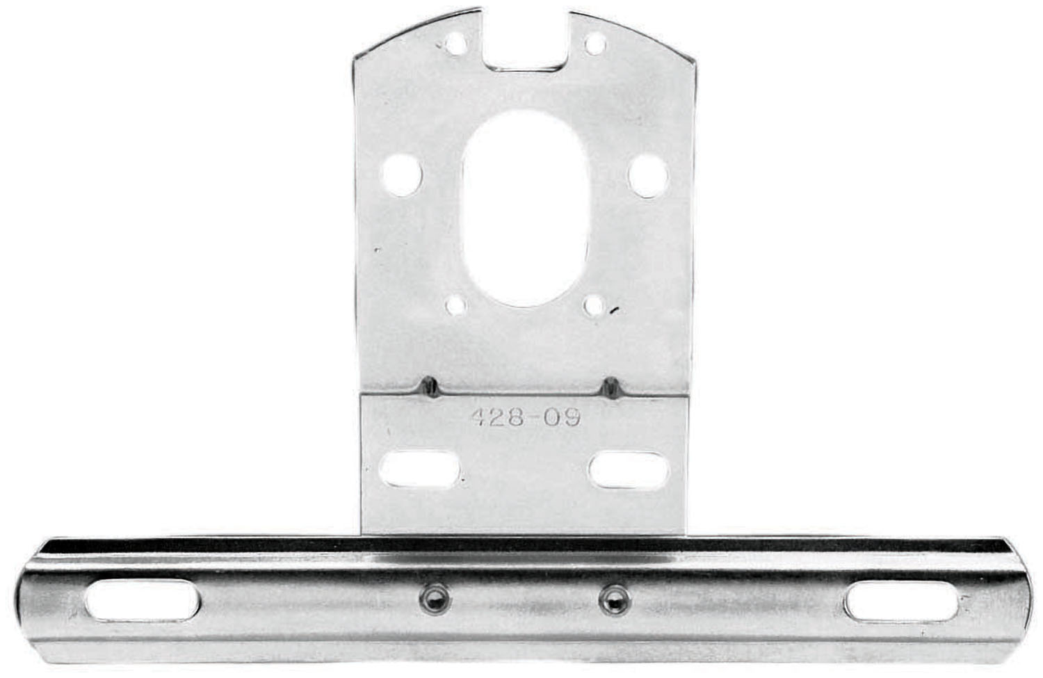 Universal License Bracket; steel; bulk pack