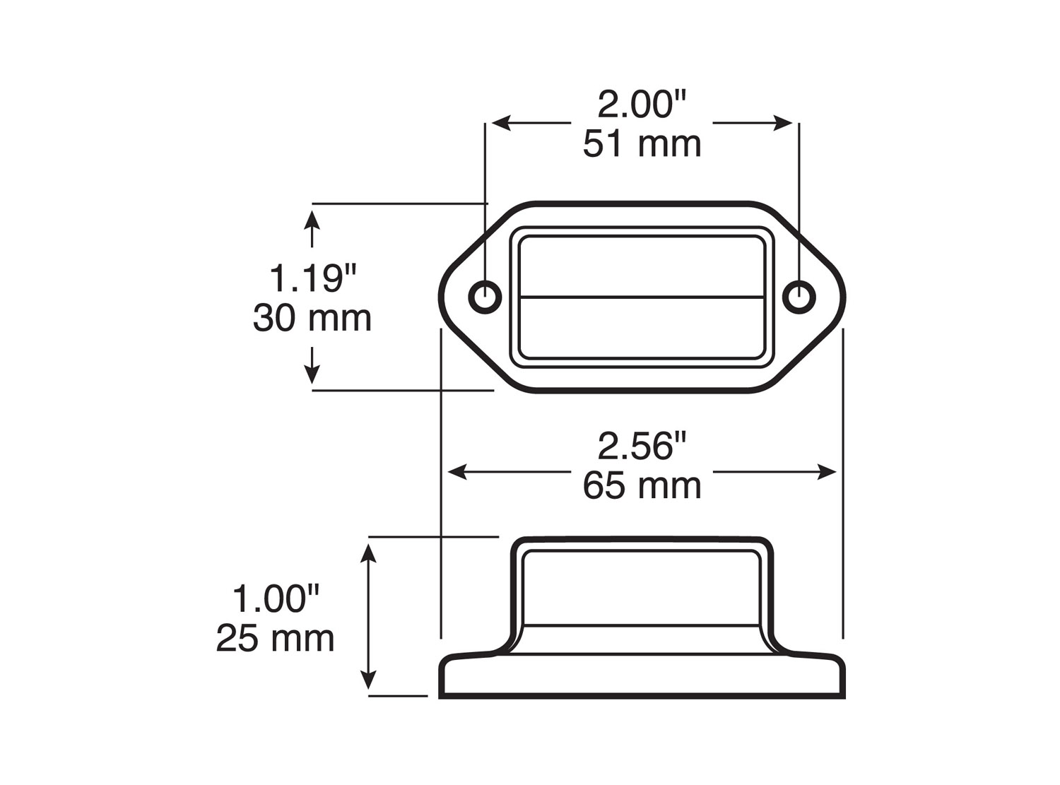Mini Utility / Courtesy Light; clear; bulk pack