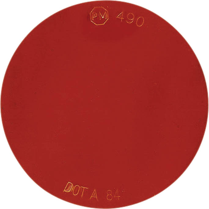 Spitfire ® Pressure-Sensitive Round Reflector; red; bulk pack