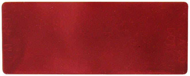 Spitfire ® Pressure-Sensitive Rectangular Reflector; red; poly bag