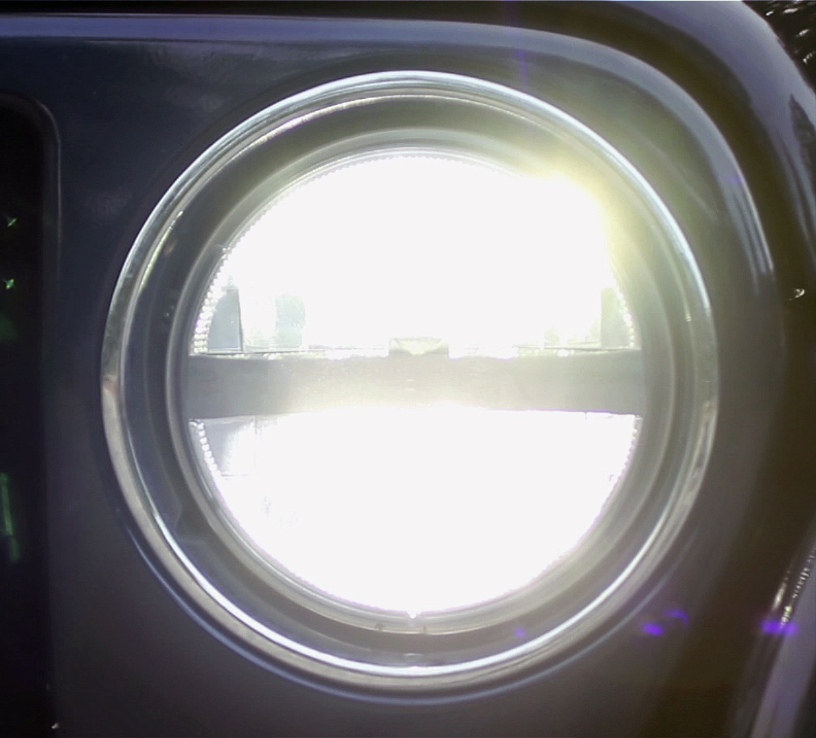 7" Round PAR 56 Headlight, single headlight, box - Image 2