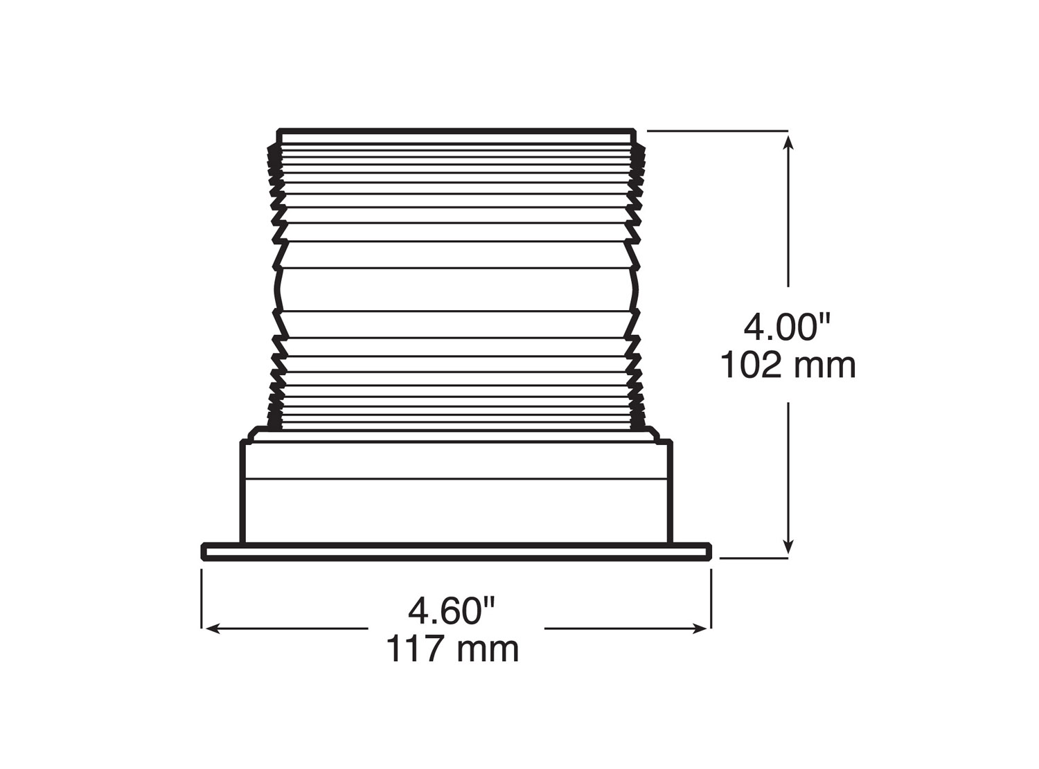 360 degree Strobing Beacon; amber; box
