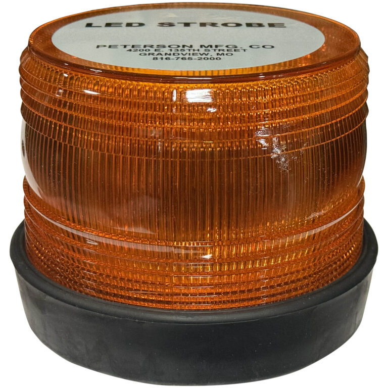 Single Flash Strobe Beacon; amber; box - Peterson Manufacturing