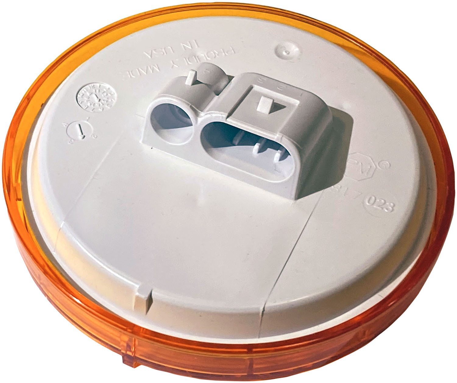 Sequential AMP 4 inch Round Bulls-Eye Auxiliary / Marker Light; grommet; poly bag - Image 3