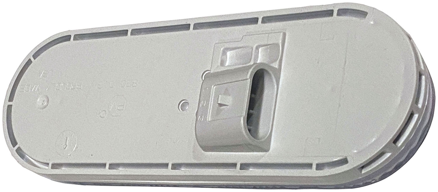 Lumen X ® Auxiliary Oval Strobing Light, AMP, white, grommet, bulk pack - Image 2