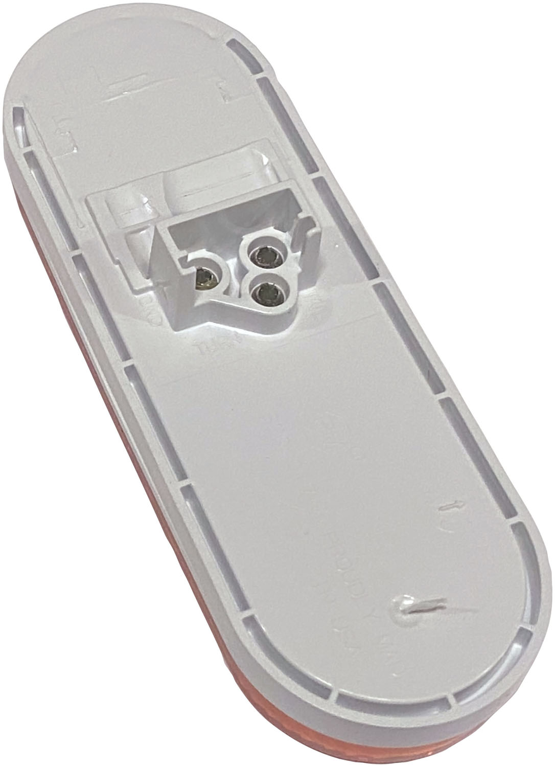 Lumen X ® Auxiliary Oval Strobing Light, PL3; amber, grommet; bulk pack - Image 2