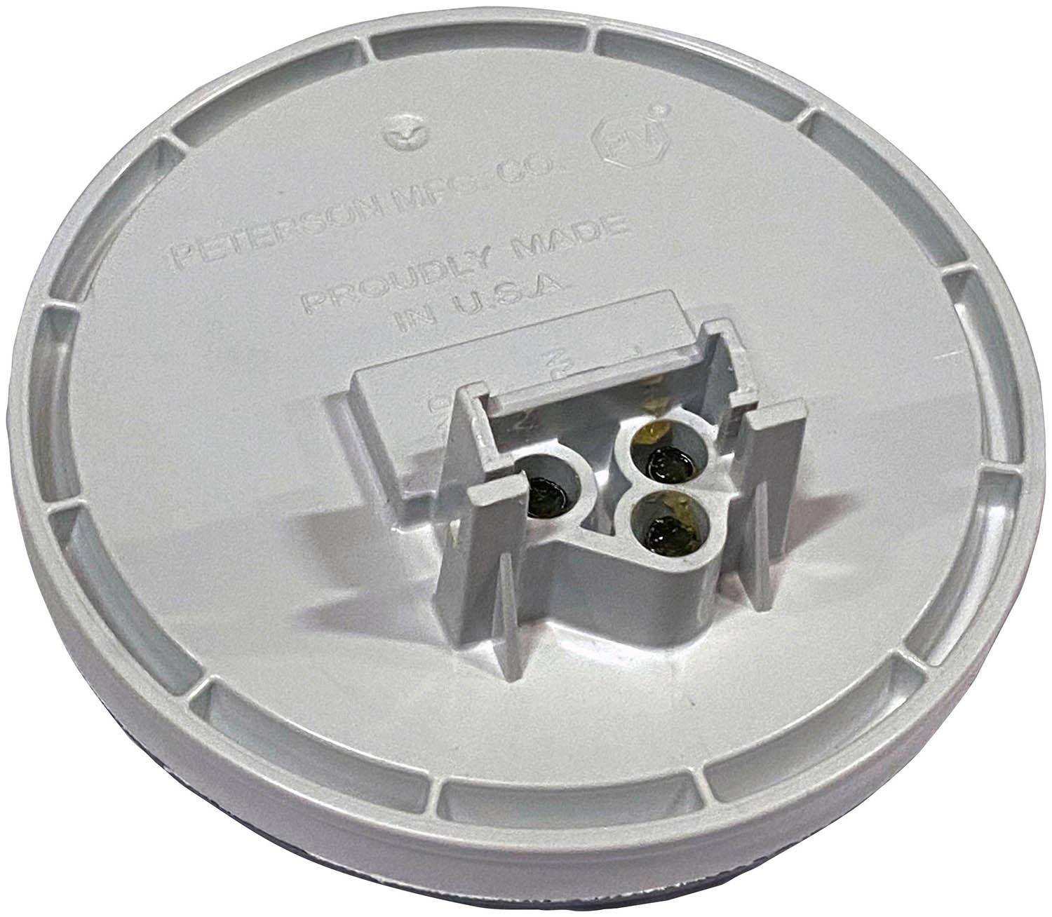 Single Diode 4 inch Round Rear Turn Signal, Multi-volt; grommet; poly bag - Image 2