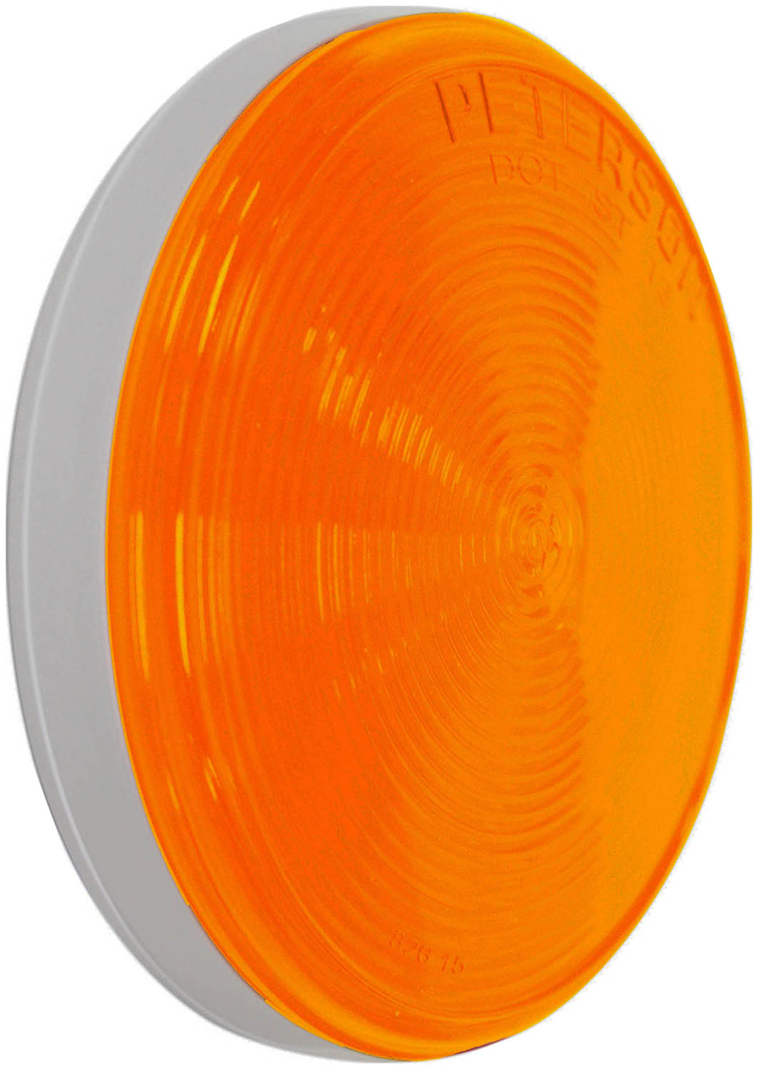 Single Diode 4 inch Round Rear Turn Signal, Multi-volt; grommet; poly bag