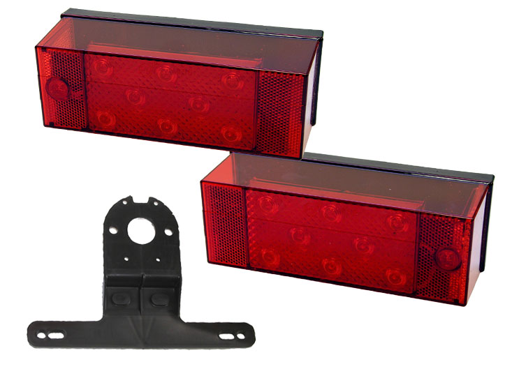 Over 80 inch Wide Rear Trailer Light Kit; kit; Viz Pack
